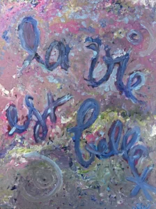 La vie est belle "FLORAL" (75x55 cm)